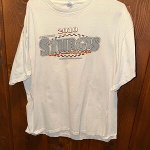 Delta White Sturgis 2010 Rally Tee